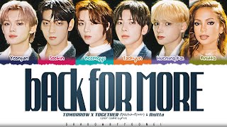 Download lagu TXT (투모로우바이투게더) ‘Back for More’ Lyrics [Color Coded_Eng] | ShadowByYoongi mp3