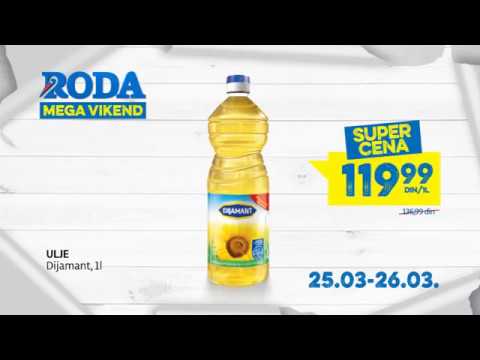RODA: MEGA vikend 25. - 26.03.2017.