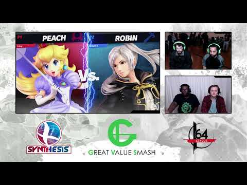 Smash Ultimate: LingLing (Peach) V Wildfire (Robin) - Synthesis 19 Tournament SSBU