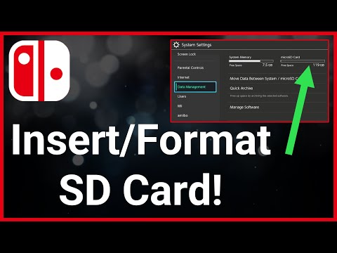 How To Insert And Format Micro SD Card On Nintendo Switch