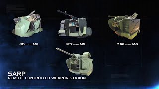 ASELSAN | Sarp - Stabilized Advanced Remote Weapon Platform RCWS