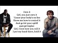 Stormzy ft. Ed Sheeran & Burna Boy - Own It | Lyrics On Screen