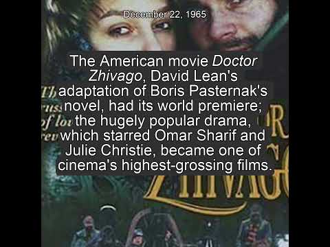 The American movie Doctor Zhivago had its world premiere