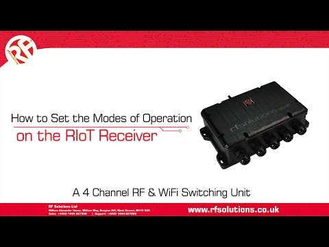 RIoT Receiver - How to increase the range by setting the LoRa Modes of Operation
