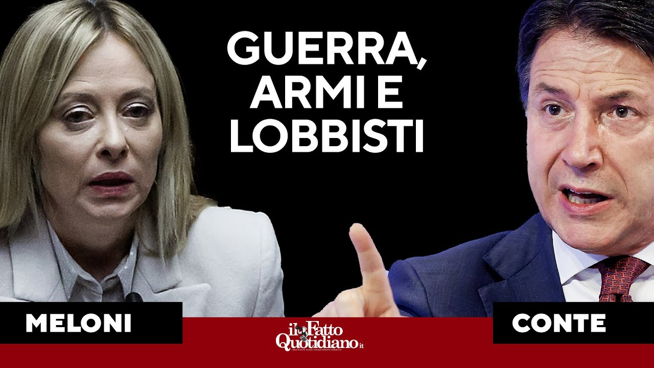 Guerra in Ucraina, armi e lobbisti: lo scontro ‘virtuale’ tra Meloni e Conte