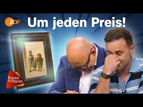 Duell ohne Ende: Verhandlung um Ölgemälde bring Händler beinahe „in Teufels Küche“ | Bares für Rares
