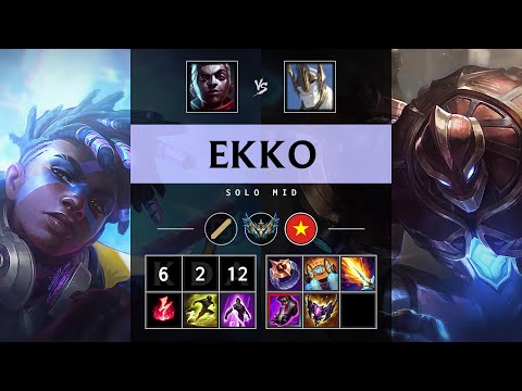 Ekko Mid vs Galio - VN Challenger Patch 25.18