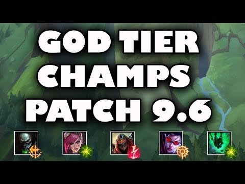 S Tier Champions For All Roles Patch 9.6 | Best Champions For Solo Queue For All Roles Patch 9.6