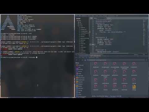 ArcoLinux : 3242 Hyprland - no black border in waybar - workflow - meld - colorhint in sublime-text