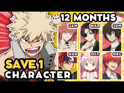 Save 1 ANIME CHARACTER born each MONTH of the YEAR 🔥🗓️ | ANIME QUIZ