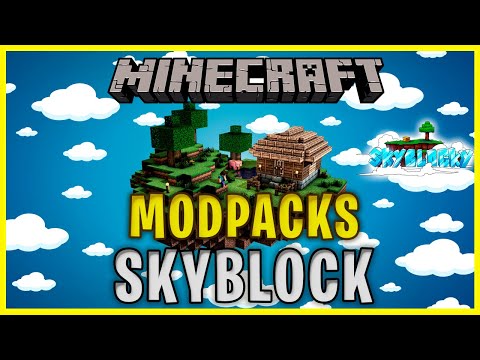 OS 5 MELHORES MODPACKS SKYBLOCK LEVES COM MODS INCRÍVEIS!!