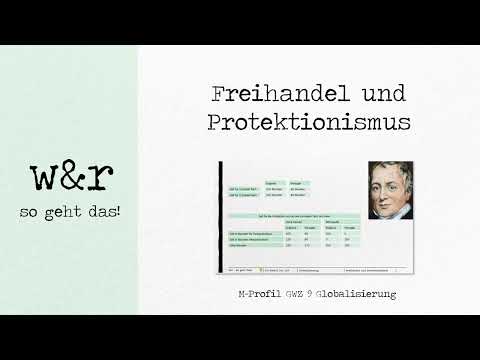 GWZ 9 Globalisierung   #4 Freihandel und Protektionismus