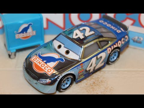 Mattel Disney Cars 3 Metallic Cal Weathers - Dinoco (Scavenger Hunt) Piston Cup Racer
