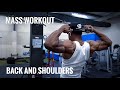 Back And Shoulder Workout For Strength And Mass