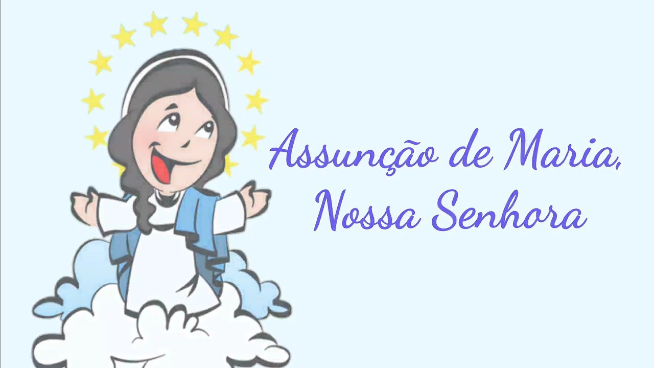 Maria foi levada para o céus ❤️ | Desenho Biblico