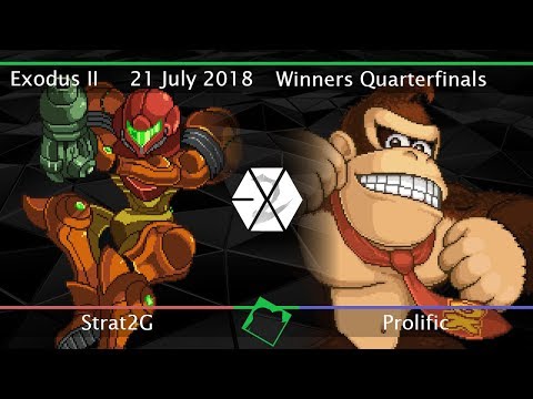Exodus II - Strat2G (Samus) vs Prolific (Donkey Kong ) - SSF2 Beta Winners Quarterfinals