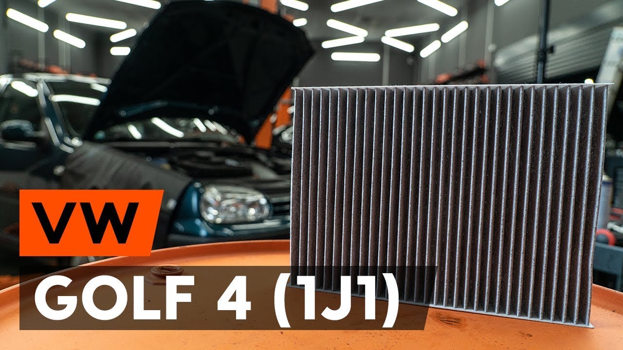 Comment changer : filtre d'habitacle sur VW Golf 4 - Guide de remplacement