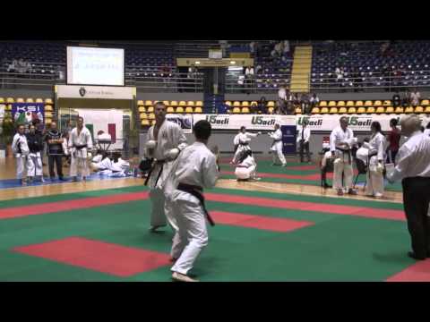 JKS Karate 2012 European Championship Kumite Men 1-2 match,Semi and Final