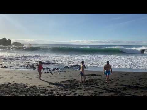 Tenerife. Playa la Arena. Atlantic Ocean