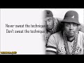 Eric B. & Rakim - Don't Sweat the Technique (Lyrics)