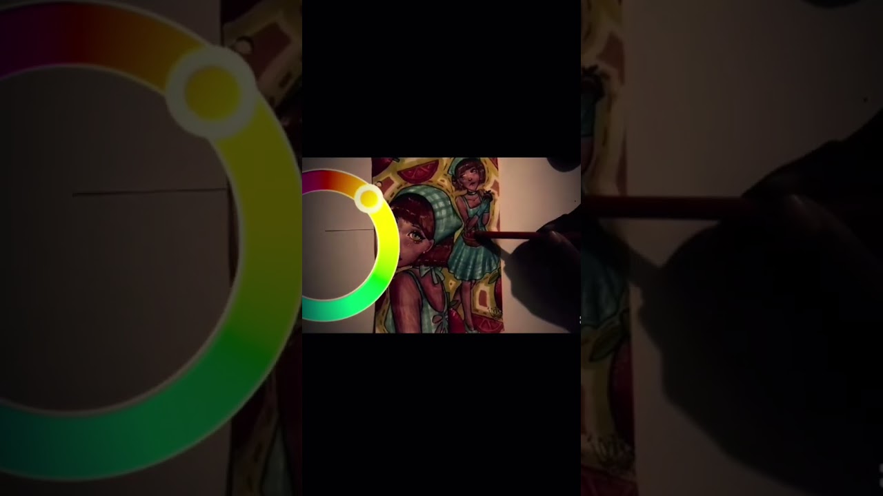 Ecoute Cherie//colour wheel trend//#fypシ#colourwheel#trending#trending2026#trend#trendingnow#artists