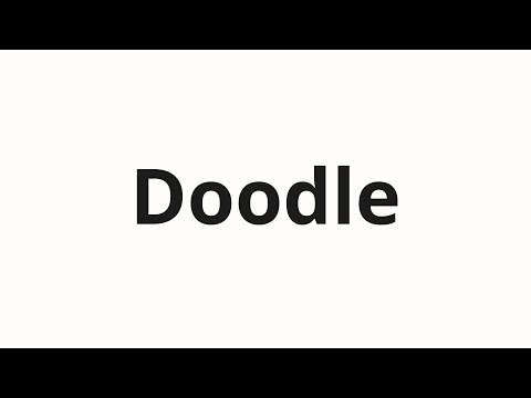 How to pronounce Doodle