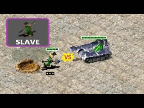 Slave vs Tank Destroyer - Red Alert 2