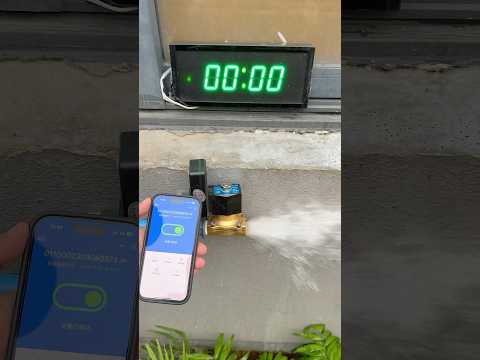 Fast installing solenoid valve to control water ON/OFF by WIFI #diy #diyinstallation