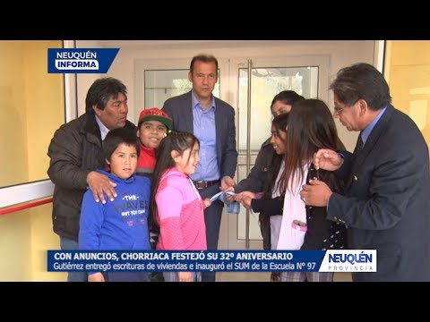 LA LOCALIDAD DE CHORRIACA FESTEJÓ SU 32º ANIVERSARIO