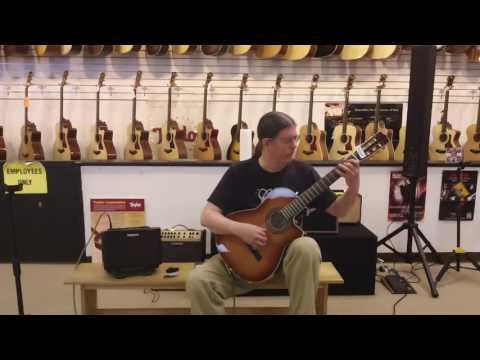 La Patrie Collection Nylon Guitar and Roland AC-33 Amplifier Review/Demo
