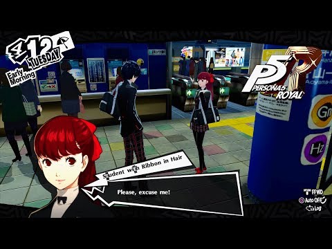 Persona 5 Royal ENGLISH (2020) - MC Meeting Kasumi Yoshizawa for the First Time [PS4 Pro]