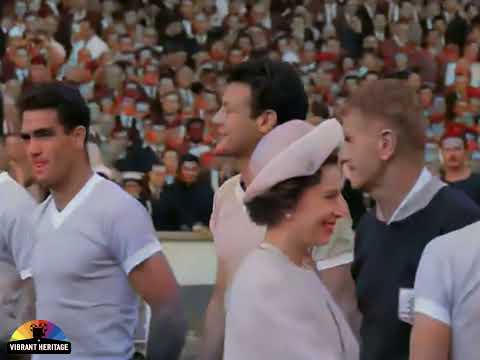 The World Cup Football game Uruguay versus England, 1966 | Colorized Sports