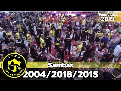 São Clemente 2004, 2018 e 2015 - Bateria no Salgueiro Convida - Apoteose ao vivo - #SC19