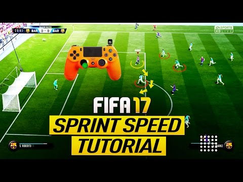 FIFA 17 SPRINT SPEED SECRET TRICK TUTORIAL - BEST ATTACKING MOVE - HOW TO SPEED BOOST (H2H & FUT)