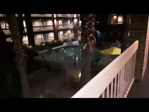 From one of the upper floors of Best Western Plus Meridian Inn