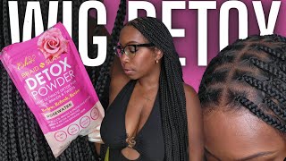 I DETOXED My Braided Wig! All Wig Types & Natural Hair Approved | Easy 1 Step Process | Esha