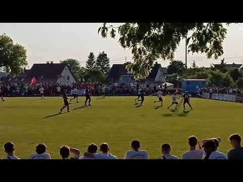 1:1 Abseitstor für den TSV Hüttlingen im Spiel gegen den 1.FC Stern Mögglingen am 15.06.2023