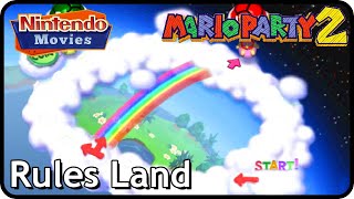 Mario Party 2 - Rules Land (2 Players, 50 Turns, Mario vs Yoshi vs Wario vs Donkey Kong)