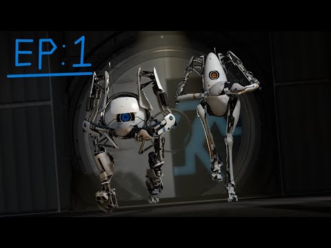 Portal 2 Co-op Ep 1: Kaksi tunaria pelaa puzzle peliä