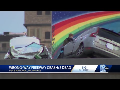 Three dead in wrong-way crash on I-43 in Milwaukee