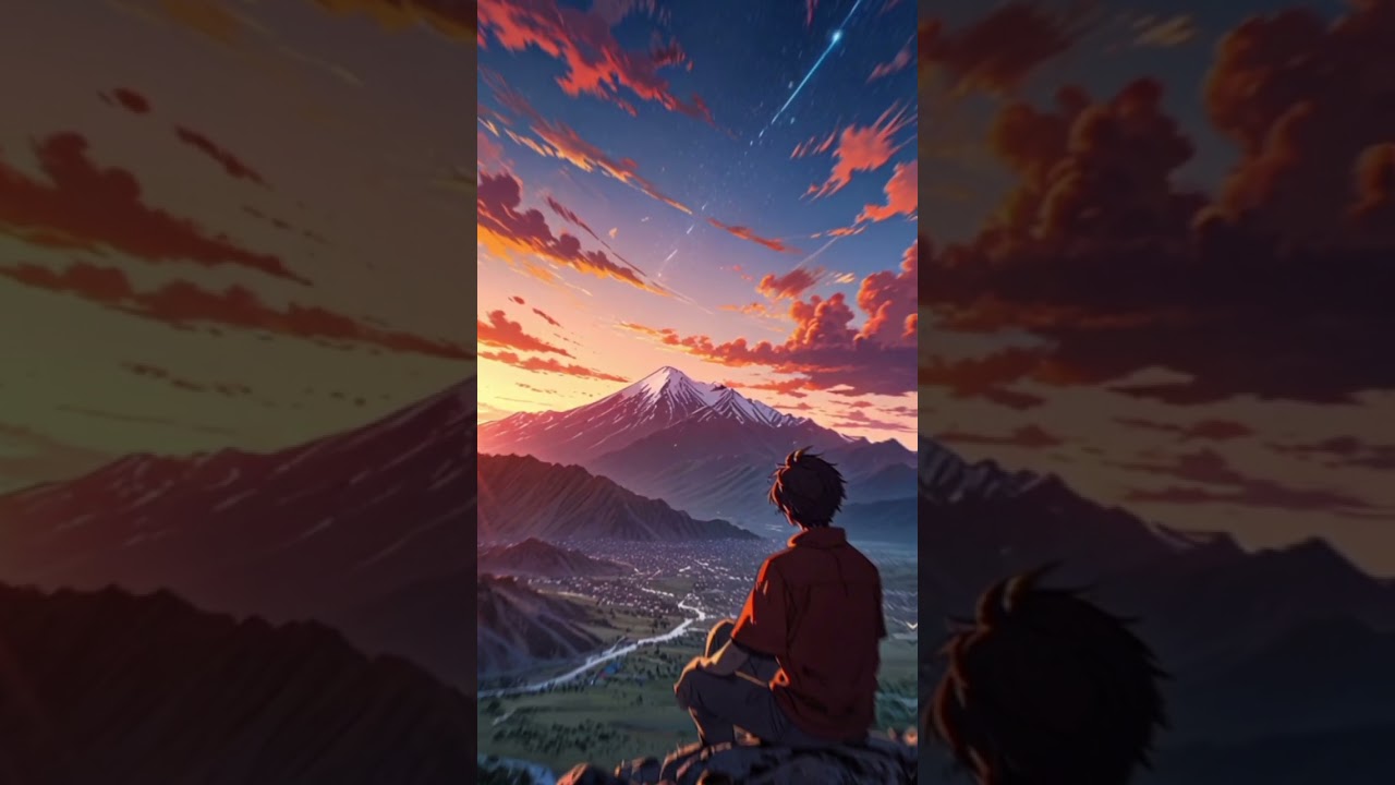 Chasing sunsets & good vibes #ai #aiart #aiartist #ambient #anime #lofi