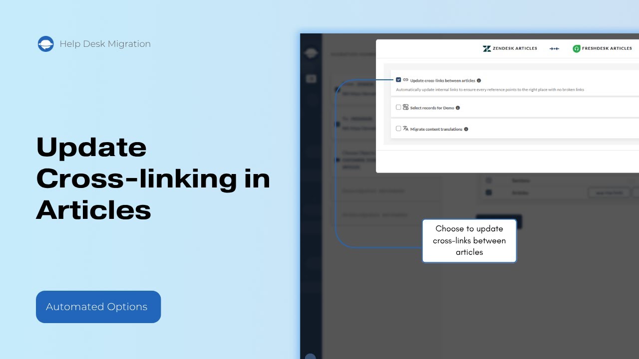Aktualisierung der Querverlinkung in Artikeln