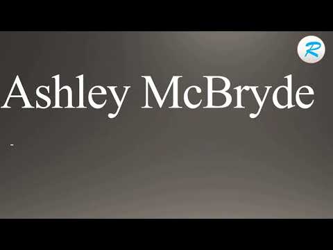 How to pronounce Ashley McBryde