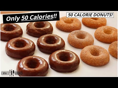 ONLY 50 Calories DONUTS!! 😱 Yes it's possible and they're AMAZING! Low Calorie Donut Recipe!🍩