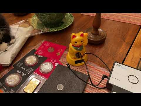 1/10 oz Gold Coin testing if real or fake