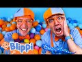 How Many Color Balls Can Blippi Count BEST OF BLIPPI Educational Videos For Kids