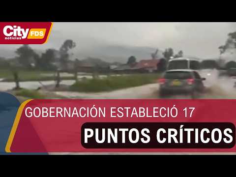 Alerta en Cundinamarca por lluvias: advierten riesgo de inundaciones y derrumbes | CityTv