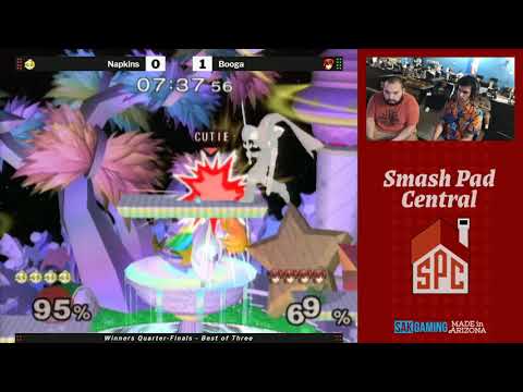 SPC 153 Winners Quarters - Napkins (Peach) vs Booga (Marth)