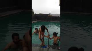 preview picture of video 'Kids enjoying in swimming pool in Hotel Ambience in Udaipur'