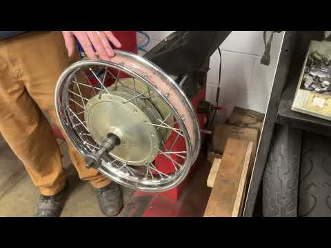 YAMAHA YD3 FRONT WHEEL 16"